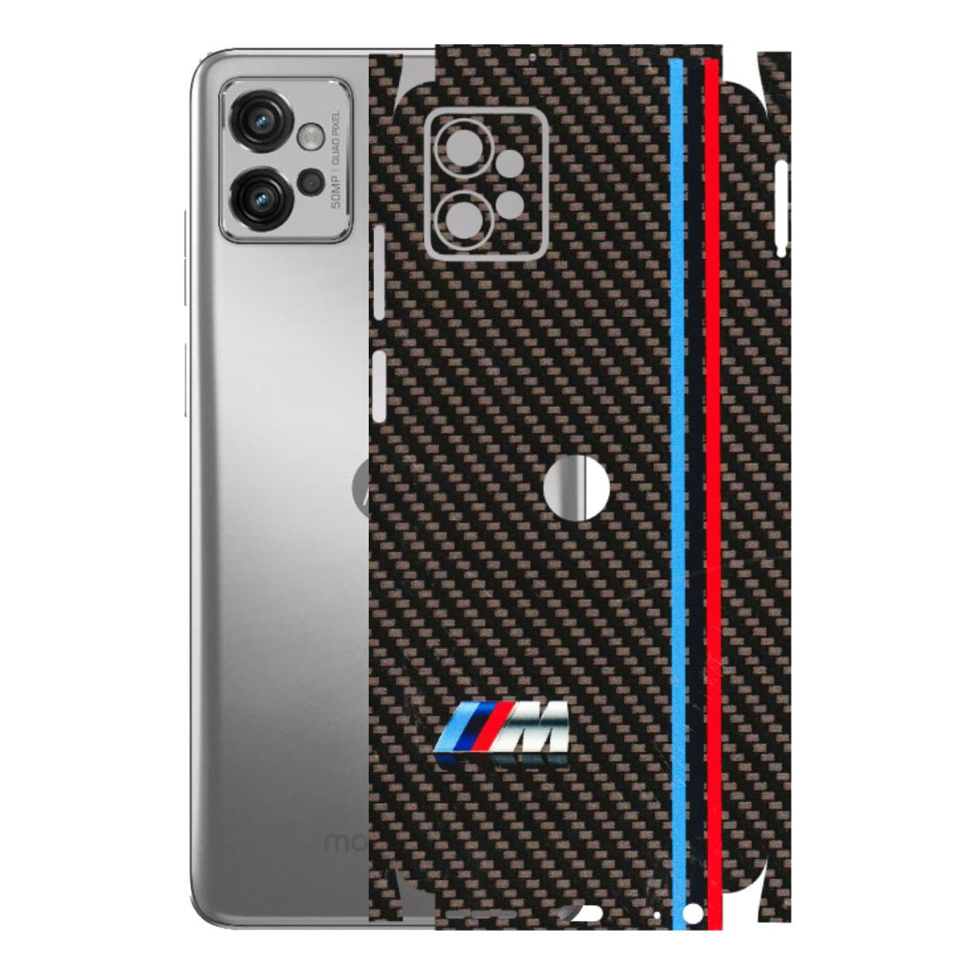 Motorola Phone Skins (All Models) - BM Carbon Fiber Feels - 3D Embossed Finish (L-38) Motorola Moto G32