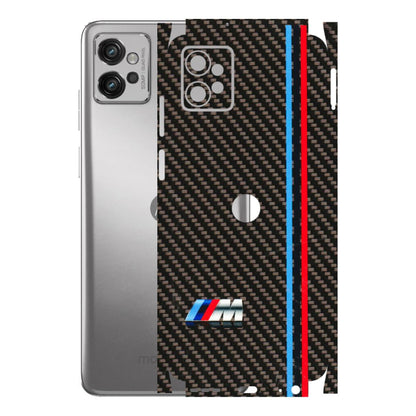 Motorola Phone Skins (All Models) - BM Carbon Fiber Feels - 3D Embossed Finish (L-38) Motorola Moto G32