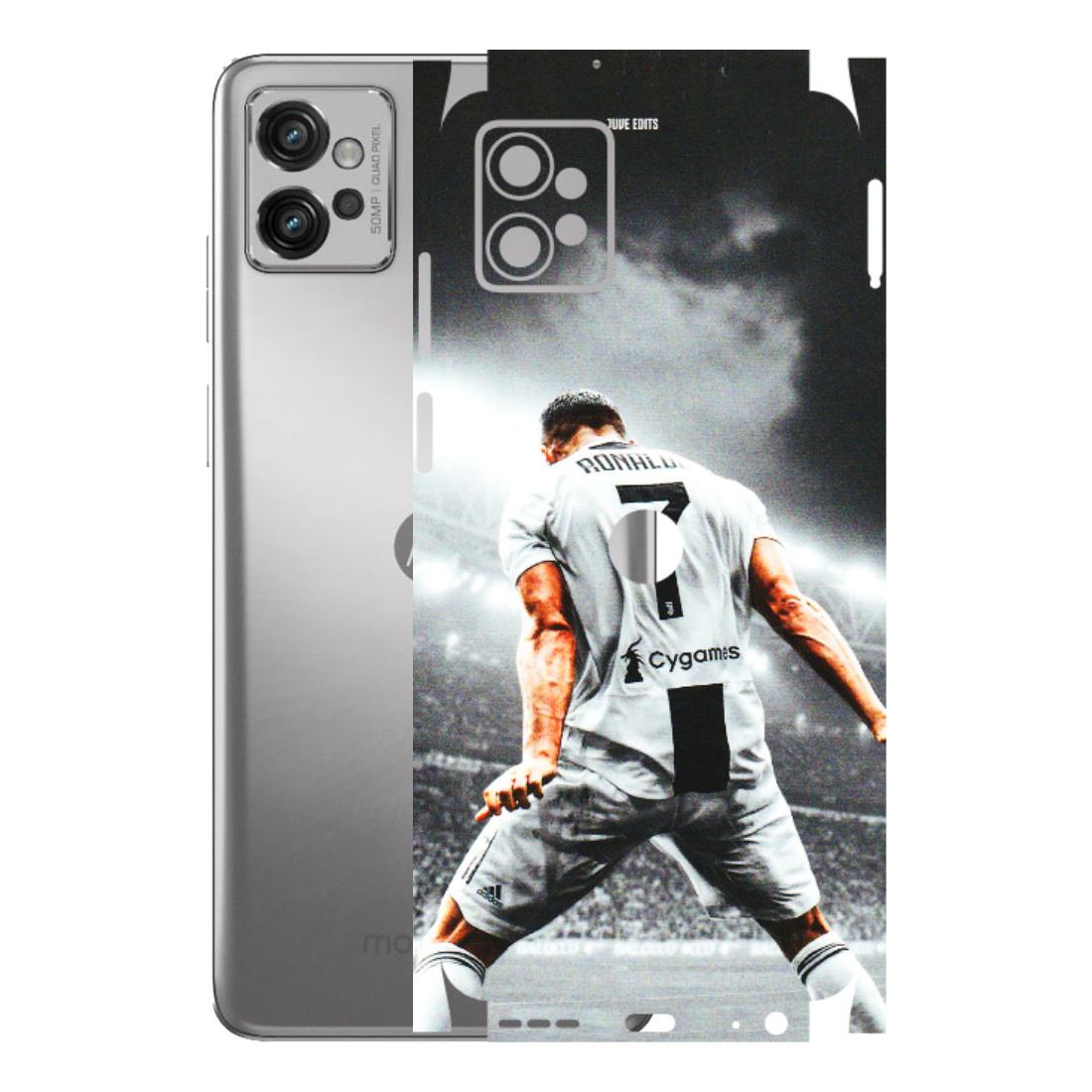 Motorola Phone Skins (All Models) - Ronaldo CR7 Crazy - 3D Embossed Finish (L-44) Motorola Moto G32