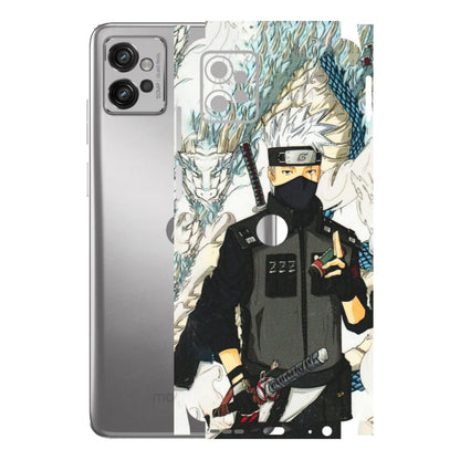 Motorola Phone Skins (All Models) - Kakashi Hatake Naruto Anime - 3D Embossed Finish (L-46) Motorola Moto G32