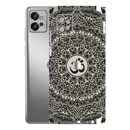 Motorola Phone Skins (All Models) - Aum Elegant Mandala - 3D Embossed Finish (L-62) Motorola Moto G32