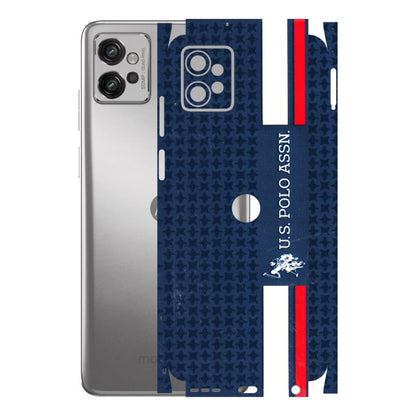 Motorola Phone Skins (All Models) - US POLO Designer Brand - 3D Embossed Finish (L-65) Motorola Moto G32