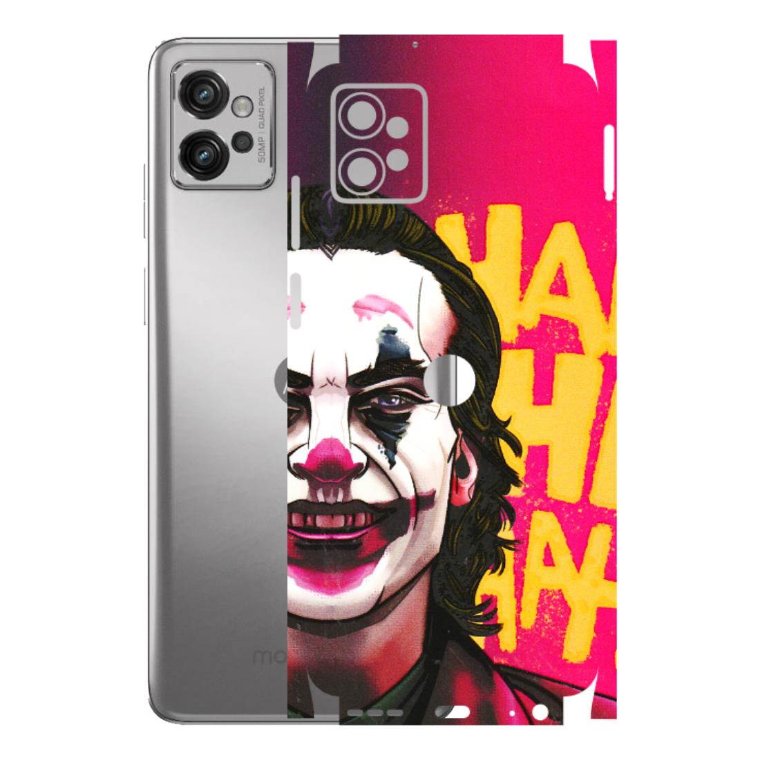 Motorola Phone Skins (All Models) - Joker Evil Laugh - 3D Embossed Finish (L-97) Motorola Moto G32