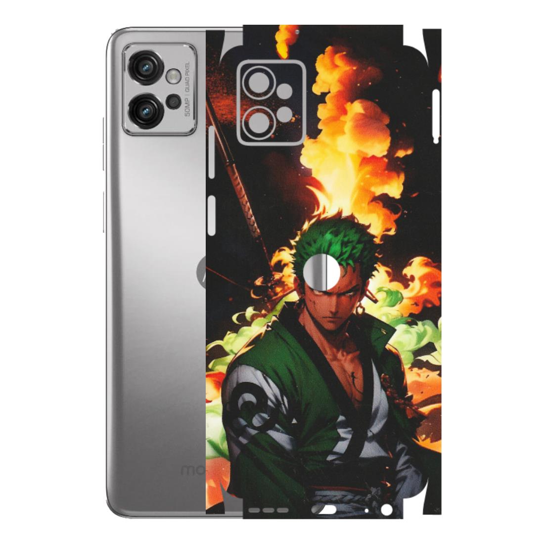 Motorola Phone Skins (All Models) - Roronoa Zoro - Matte Finish (M-102) Motorola Moto G32