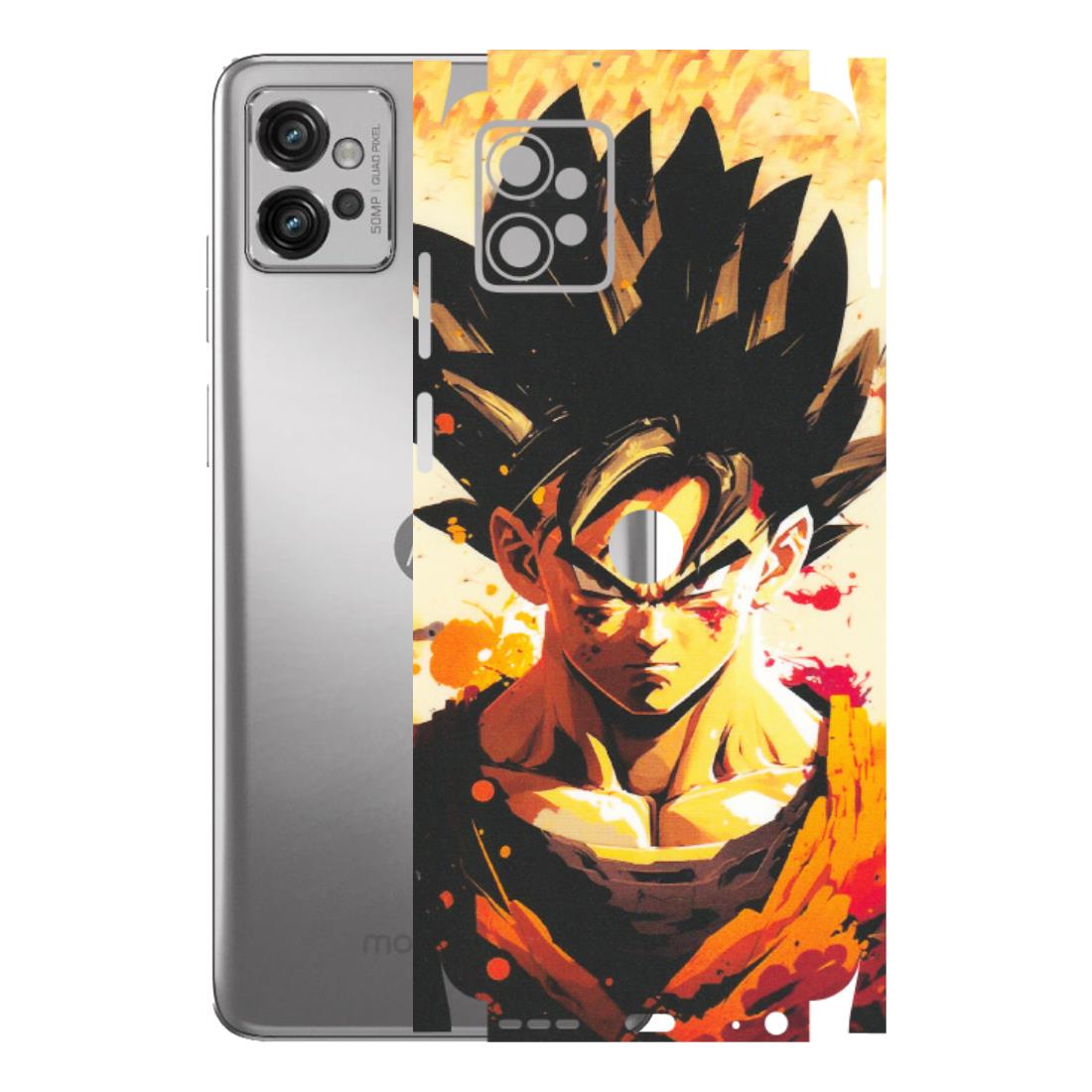 Motorola Phone Skins (All Models) - Angry Goku - Matte Finish (M-12) Motorola Moto G32