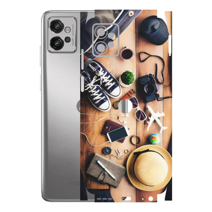 Motorola Phone Skins (All Models) - Travel Wanderlust - Matte Finish (M-133) Motorola Moto G32