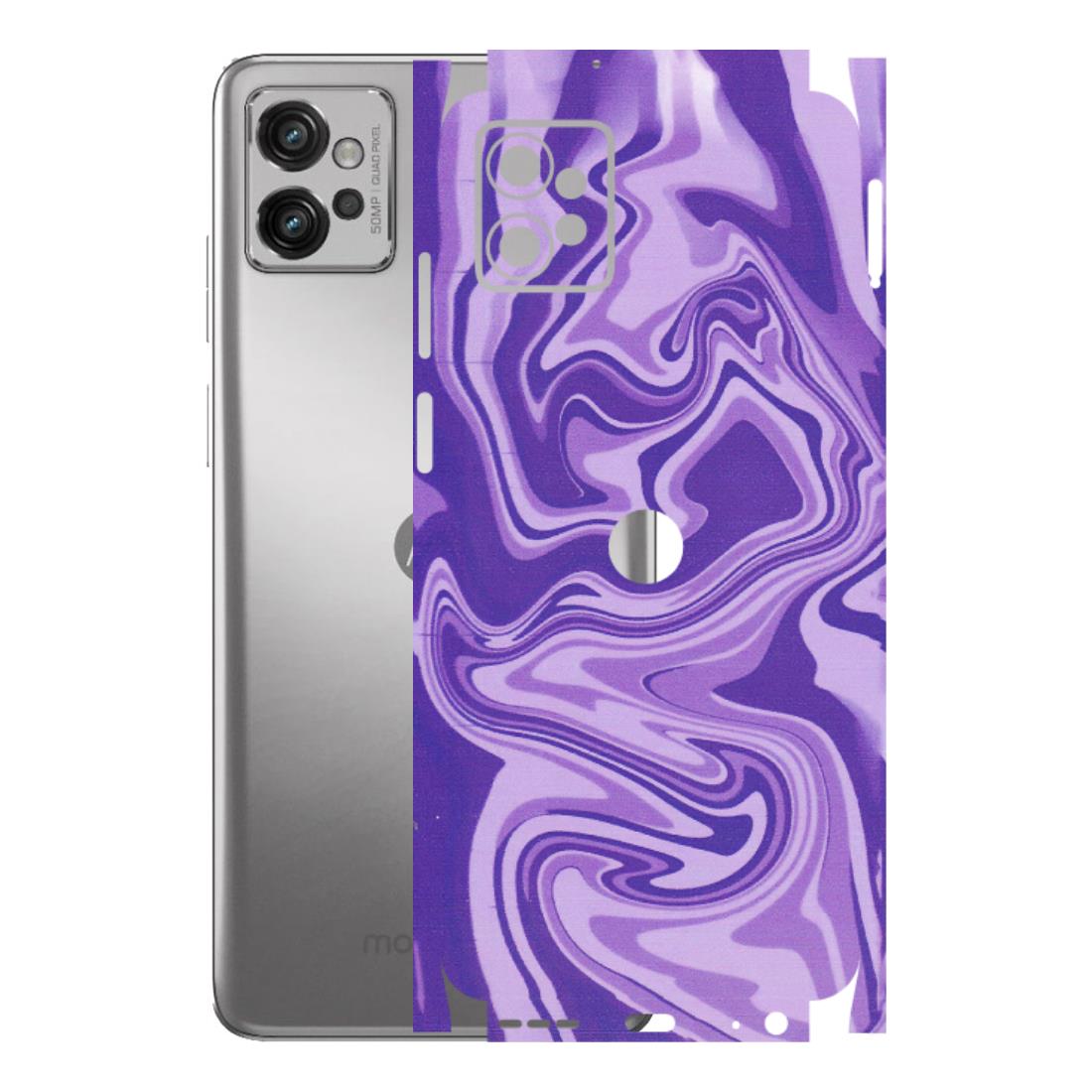 Motorola Phone Skins (All Models) - Hazy Purple Nights - Matte Finish (M-14) Motorola Moto G32