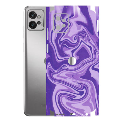 Motorola Phone Skins (All Models) - Hazy Purple Nights - Matte Finish (M-14) Motorola Moto G32