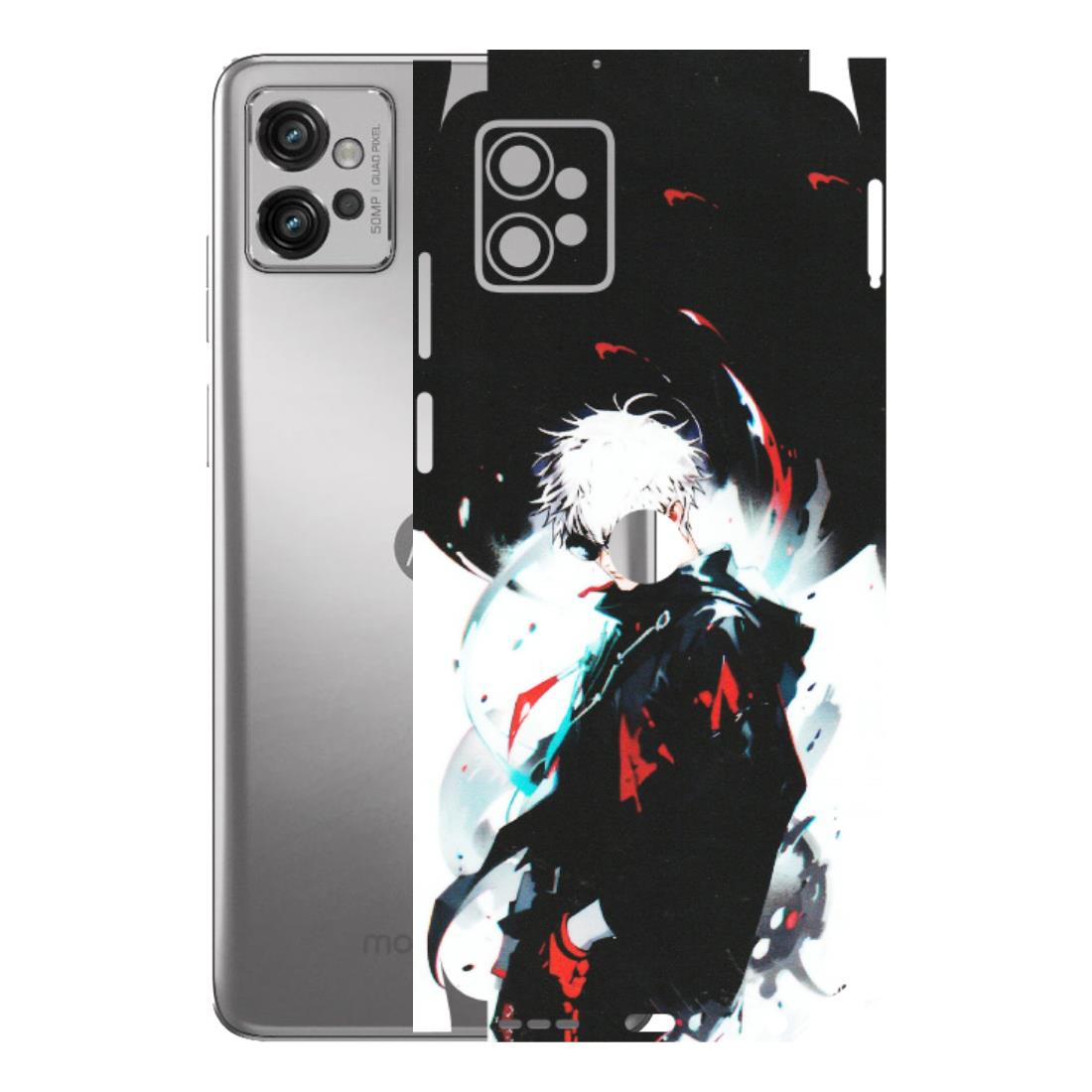 Motorola Phone Skins (All Models) - Gojo Powerful Charater Kaisen Anime - Matte Finish (M-144) Motorola Moto G32
