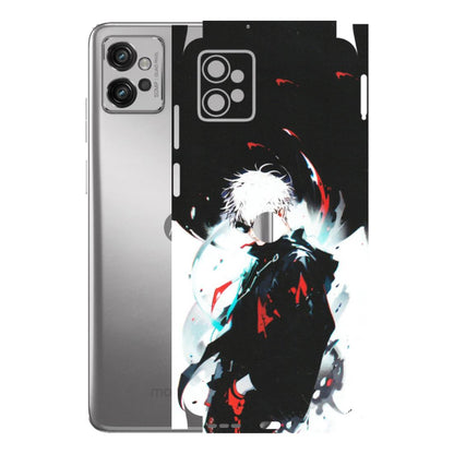 Motorola Phone Skins (All Models) - Gojo Powerful Charater Kaisen Anime - Matte Finish (M-144) Motorola Moto G32