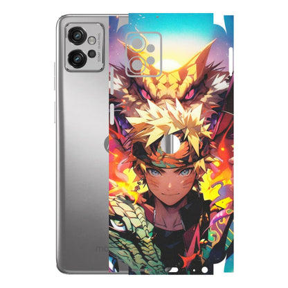 Motorola Phone Skins (All Models) - Angry Naruto Anime - Matte Finish (M-148) Motorola Moto G32