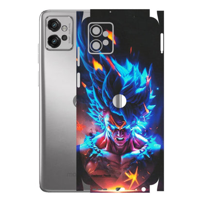 Motorola Phone Skins (All Models) - Angry Goku Dragon Ball Anime - Matte Finish (M-150) Motorola Moto G32