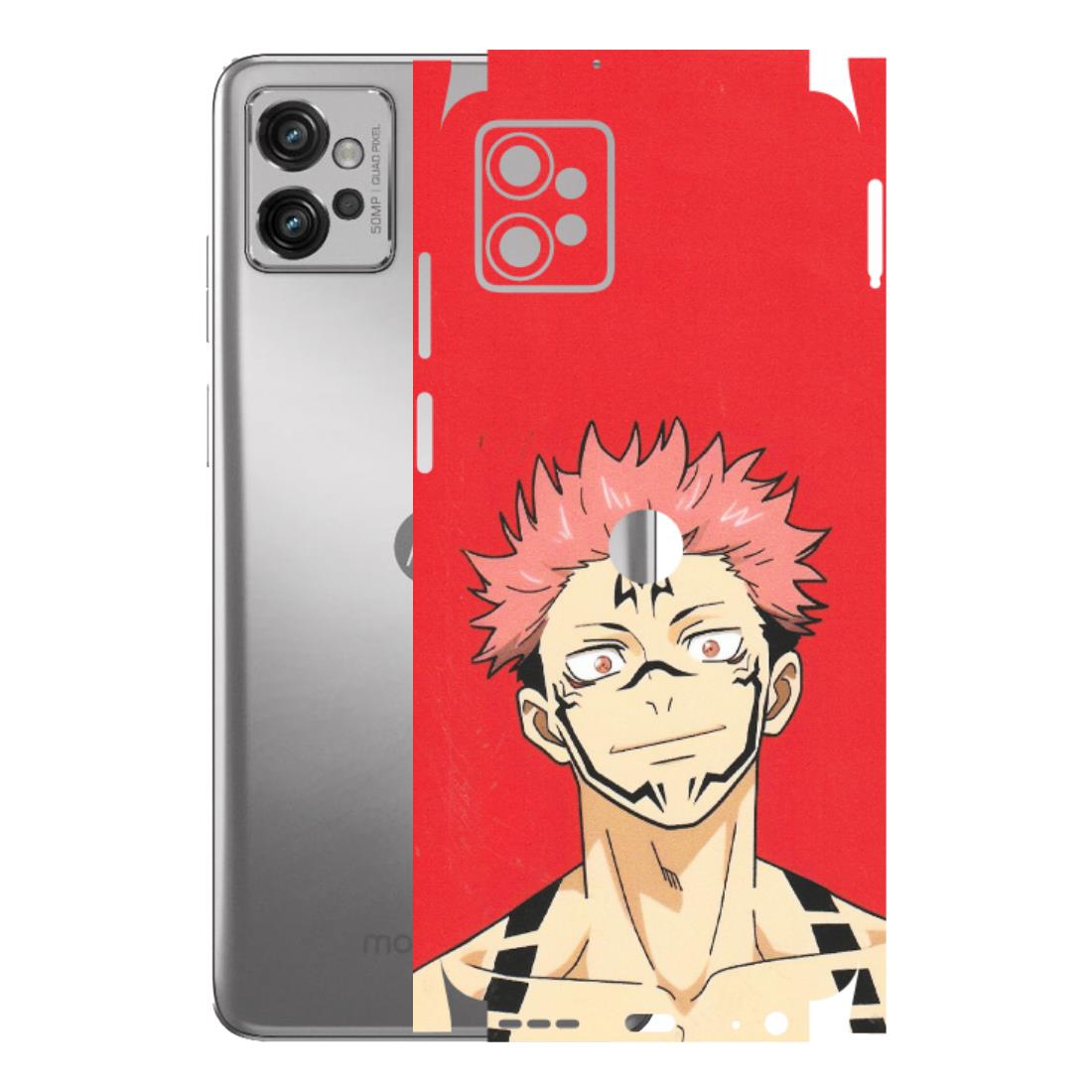 Motorola Phone Skins (All Models) - Ryomen Sukuna Fun Anime - Matte Finish (M-153) Motorola Moto G32