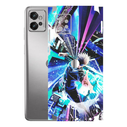 Motorola Phone Skins (All Models) - Manga Action Jujustu Kaisen Anime - Matte Finish (M-155) Motorola Moto G32