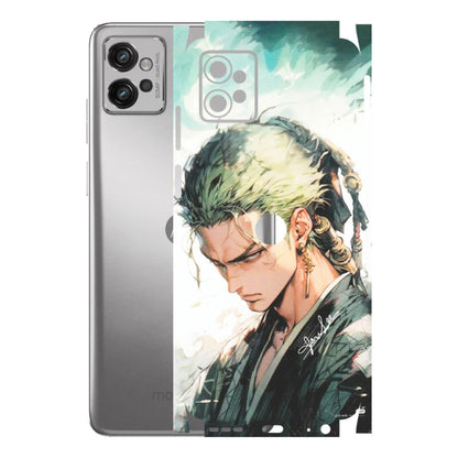 Motorola Phone Skins (All Models) - Pirate Hunter One Piece Anime - Matte Finish (M-157) Motorola Moto G32