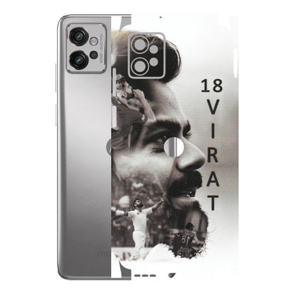Motorola Phone Skins (All Models) - Virat Kohli Cricketer - Matte Finish (M-163) Motorola Moto G32