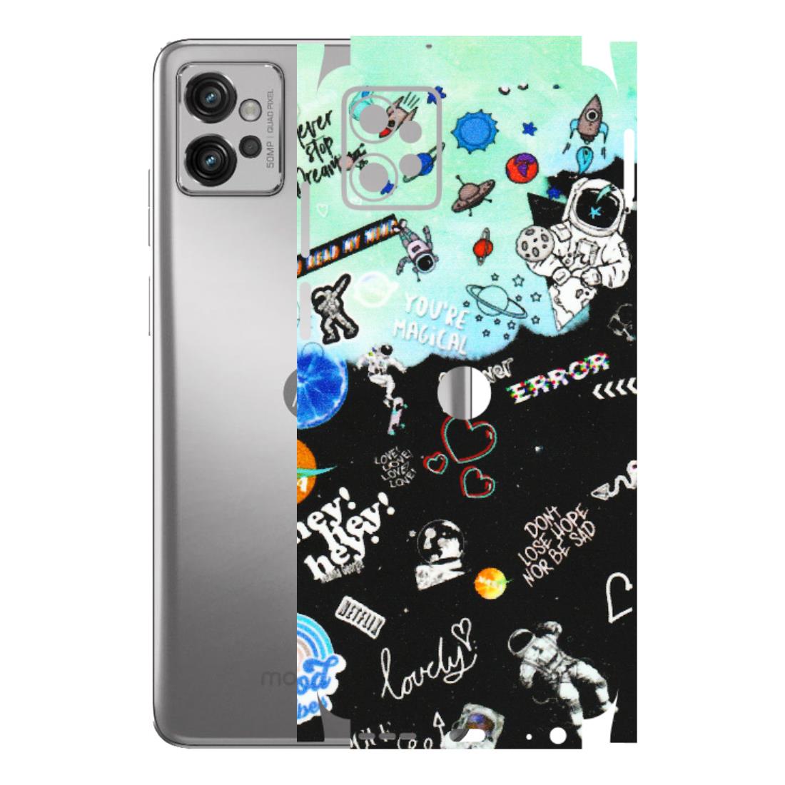 Motorola Phone Skins (All Models) - Living In A Space Dream - Matte Finish (M-46) Motorola Moto G32