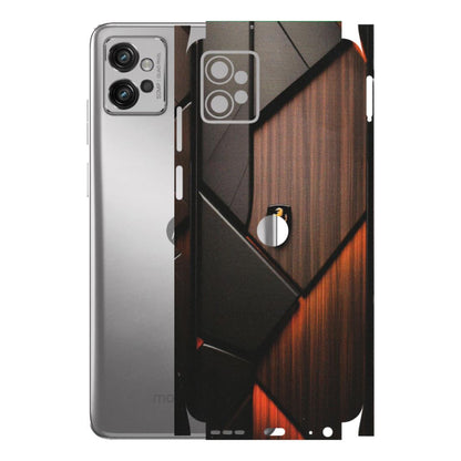 Motorola Phone Skins (All Models) - Lambo Beauty Wood Pattern Sober - Matte Finish (M-51) Motorola Moto G32
