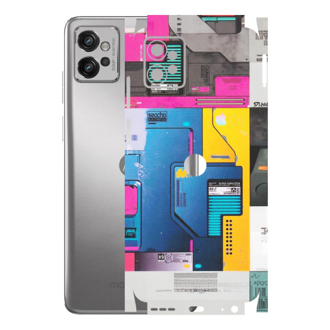 Motorola Phone Skins (All Models) - Colourfull Motherboard Internals - Matte Finish (M-55) Motorola Moto G32