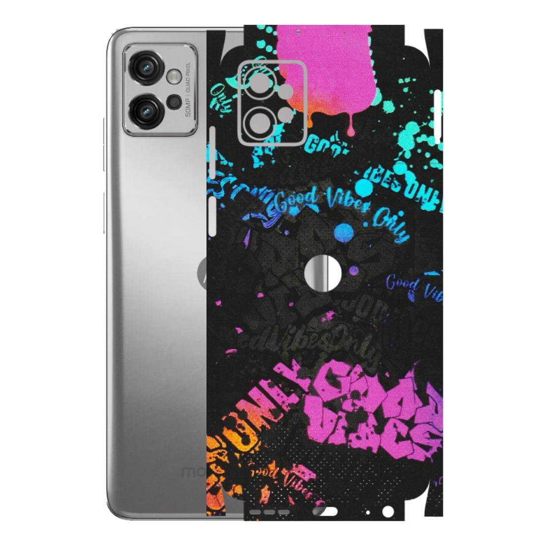 Motorola Phone Skins (All Models) - Majestic Black Vibes - Matte Finish (M-62) Motorola Moto G32