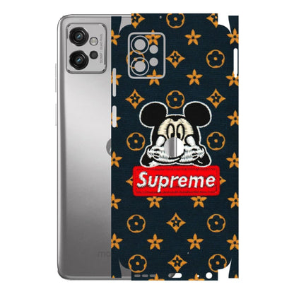 Motorola Phone Skins (All Models) - Mickey Supreme - Matte Finish (M-83) Motorola Moto G32