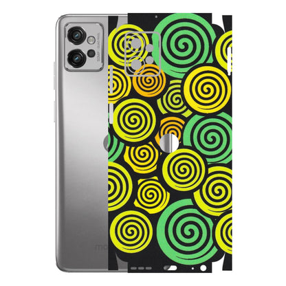 Motorola Phone Skins (All Models) - Crazy Spiral - Matte Finish (M-91) Motorola Moto G32