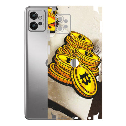 Motorola Phone Skins (All Models) - Billionaire Bitcoin Collection - Matte Finish (M-92) Motorola Moto G32