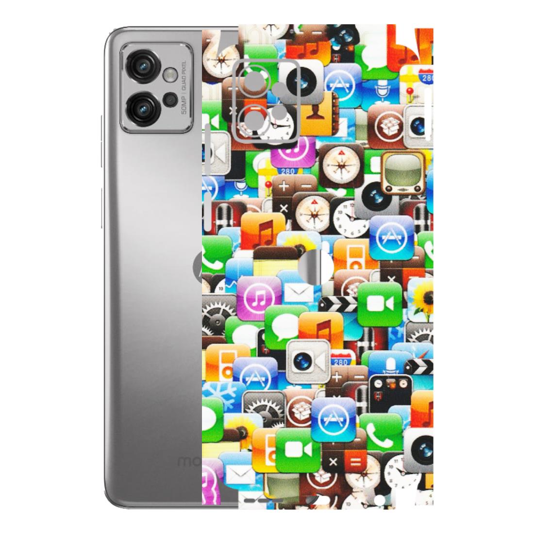 Motorola Phone Skins (All Models) - All Apple Icons - Matte Finish (M-93) Motorola Moto G32