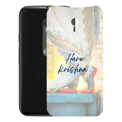 Motorola Phone Skins (All Models) - Hare Krishna - 3D Embossed Finish (L-03) Motorola Moto G3
