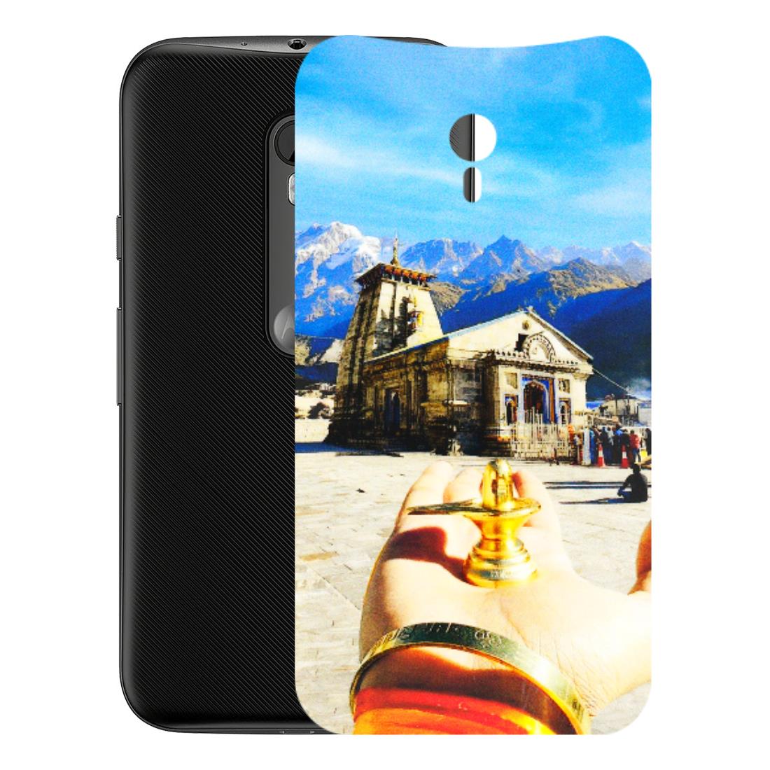 Motorola Phone Skins (All Models) - Beauty of Kedarnath - 3D Embossed Finish (L-108) Motorola Moto G3