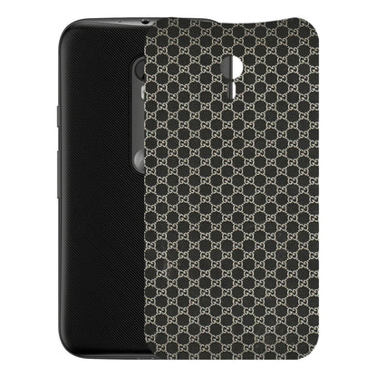 Motorola Phone Skins (All Models) - Black G Print - 3D Embossed Finish (L-109) Motorola Moto G3