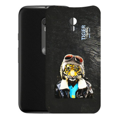 Motorola Phone Skins (All Models) - Rider Tiger - 3D Embossed Finish (L-113) Motorola Moto G3