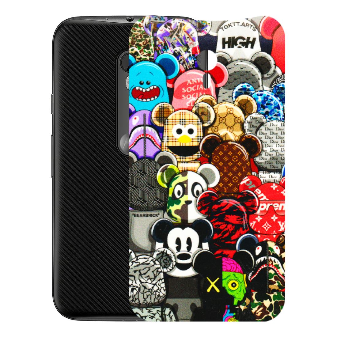 Motorola Phone Skins (All Models) - More Mickey Mouses - 3D Embossed Finish (L-118) Motorola Moto G3