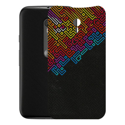 Motorola Phone Skins (All Models) - Dotme Pattern Art - 3D Embossed Finish (L-121) Motorola Moto G3