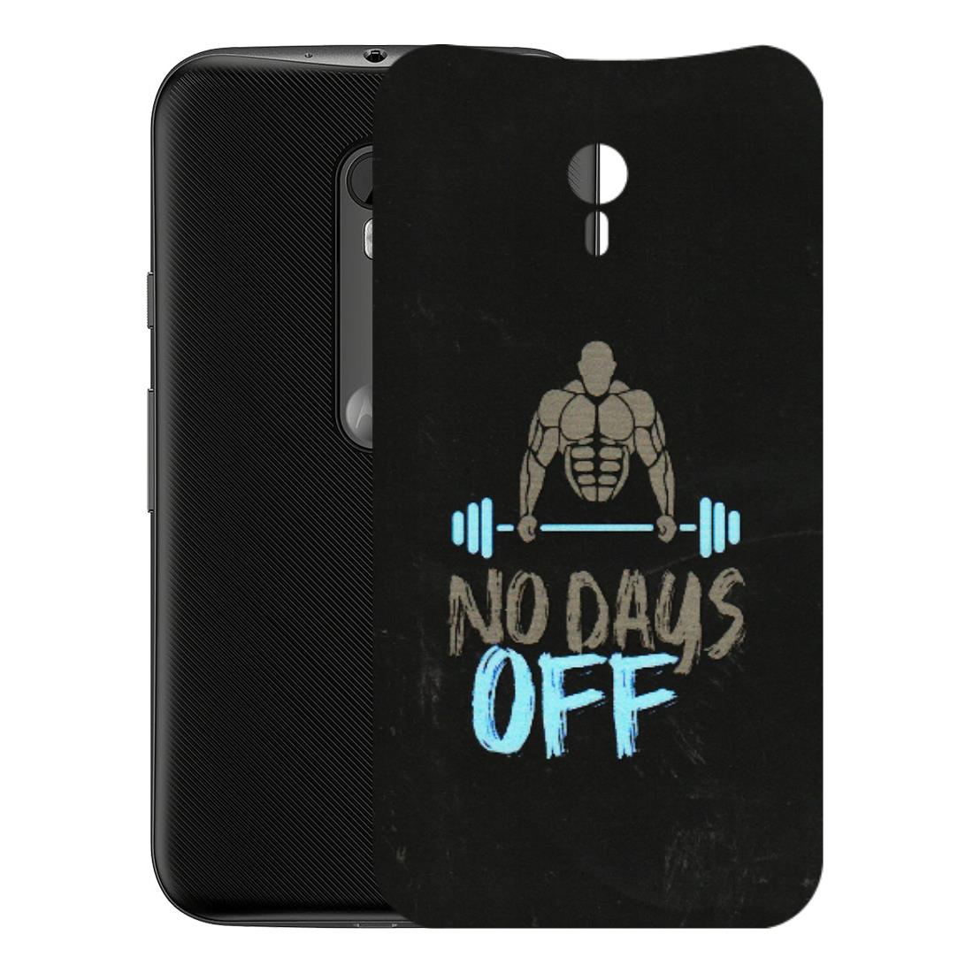 Motorola Phone Skins (All Models) - Gym Lover - 3D Embossed Finish (L-127) Motorola Moto G3