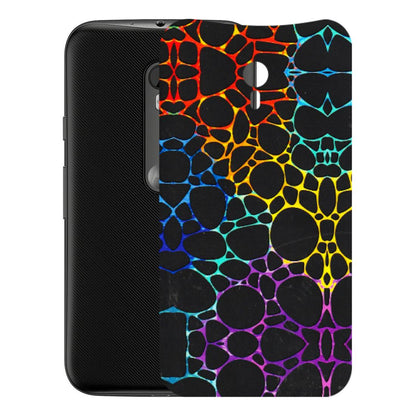 Motorola Phone Skins (All Models) - Abstract Art MultiColour - 3D Embossed Finish (L-133) Motorola Moto G3