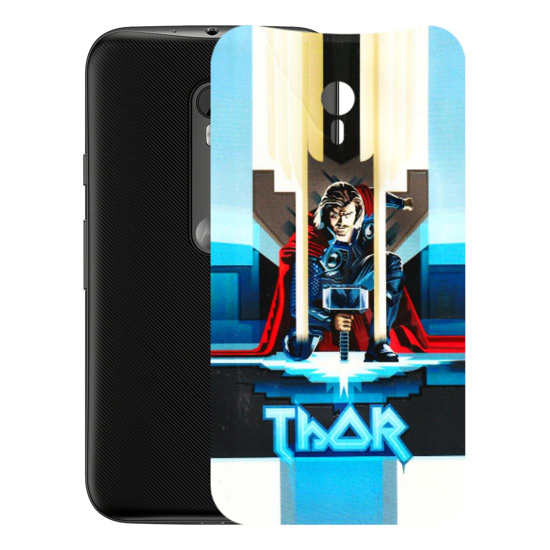 Motorola Phone Skins (All Models) - Thor - 3D Embossed Finish (L-137) Motorola Moto G3