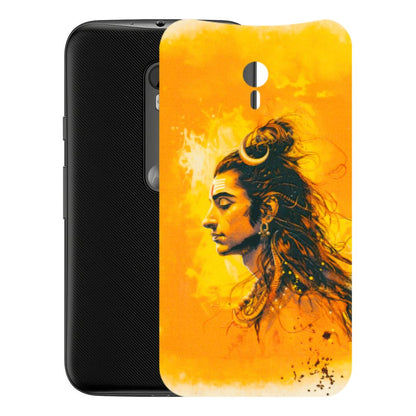 Motorola Phone Skins (All Models) - Shiv Shakti - 3D Embossed Finish (L-14) Motorola Moto G3