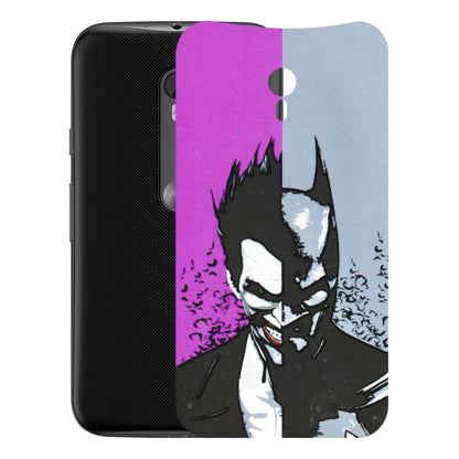 Motorola Phone Skins (All Models) - Batman & Joker - 3D Embossed Finish (L-143) Motorola Moto G3