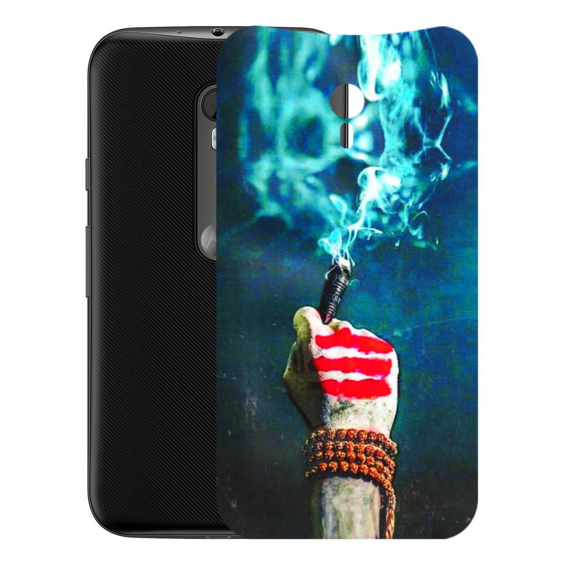 Motorola Phone Skins (All Models) - Mahadev Bhakt - 3D Embossed Finish (L-146) Motorola Moto G3