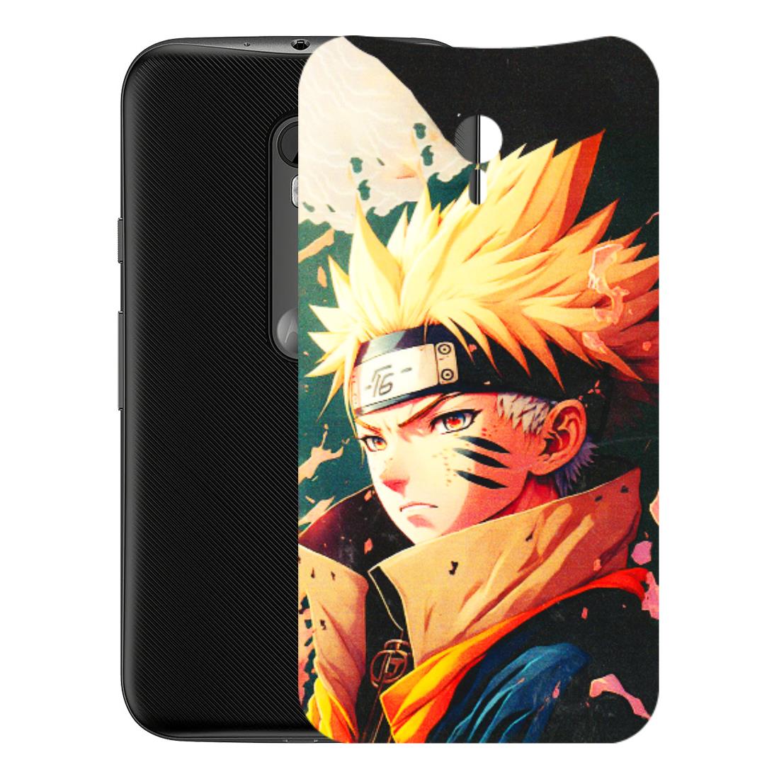 Motorola Phone Skins (All Models) - New Naruto - 3D Embossed Finish (L-148) Motorola Moto G3