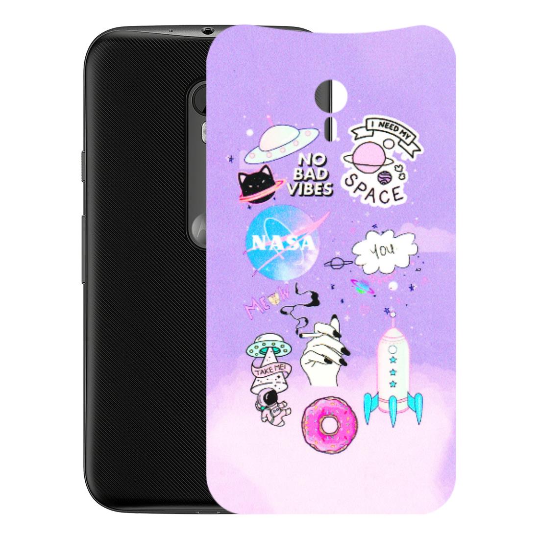 Motorola Phone Skins (All Models) - I Need My Nasa Skin - 3D Embossed Finish (L-149) Motorola Moto G3
