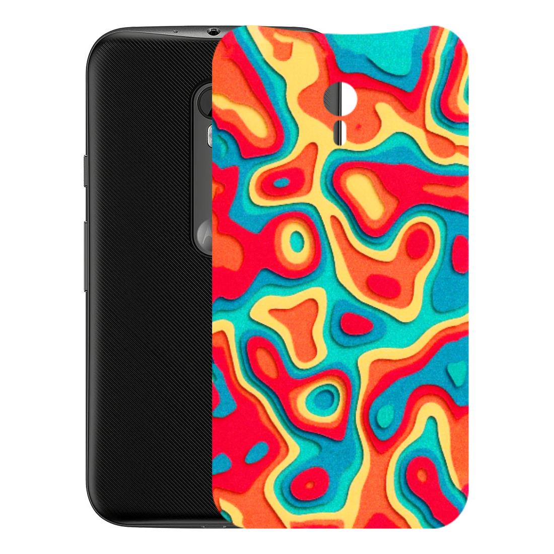 Motorola Phone Skins (All Models) - Abstract Swirl - 3D Embossed Finish (L-150) Motorola Moto G3