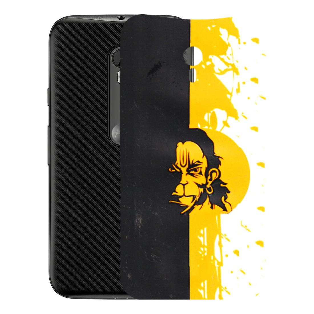 Motorola Phone Skins (All Models) - Bajrangbali - 3D Embossed Finish (L-151) Motorola Moto G3