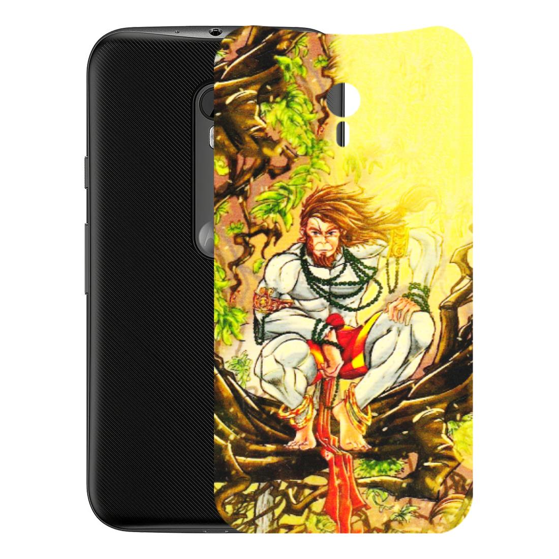 Motorola Phone Skins (All Models) - Lord Hanuman - 3D Embossed Finish (L-152) Motorola Moto G3