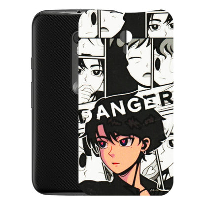 Motorola Phone Skins (All Models) - Danger Anime - 3D Embossed Finish (L-155) Motorola Moto G3