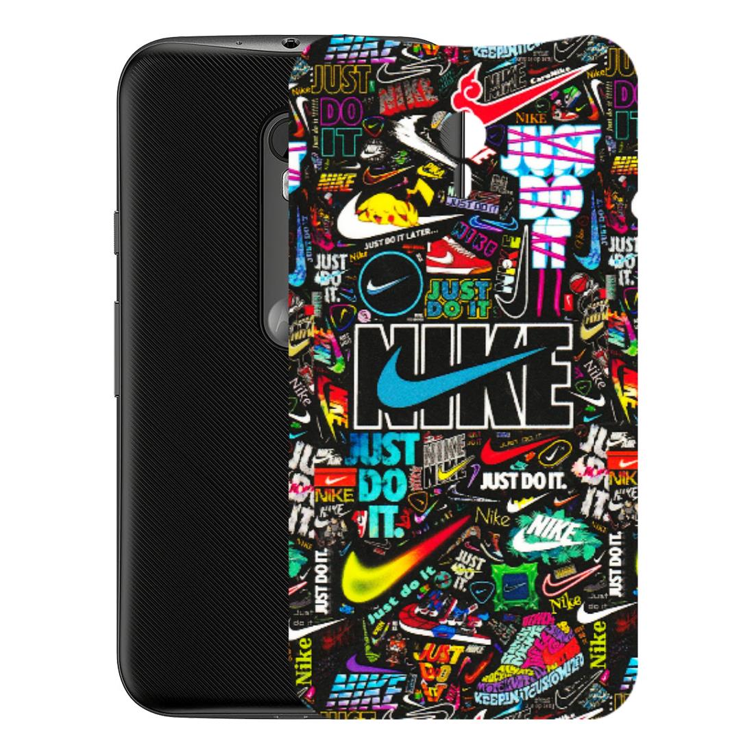 Motorola Phone Skins (All Models) - Just Do It Doodles - 3D Embossed Finish (L-166) Motorola Moto G3