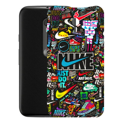 Motorola Phone Skins (All Models) - Just Do It Doodles - 3D Embossed Finish (L-166) Motorola Moto G3