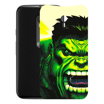 Motorola Phone Skins (All Models) - Hulk - 3D Embossed Finish (L-180) Motorola Moto G3