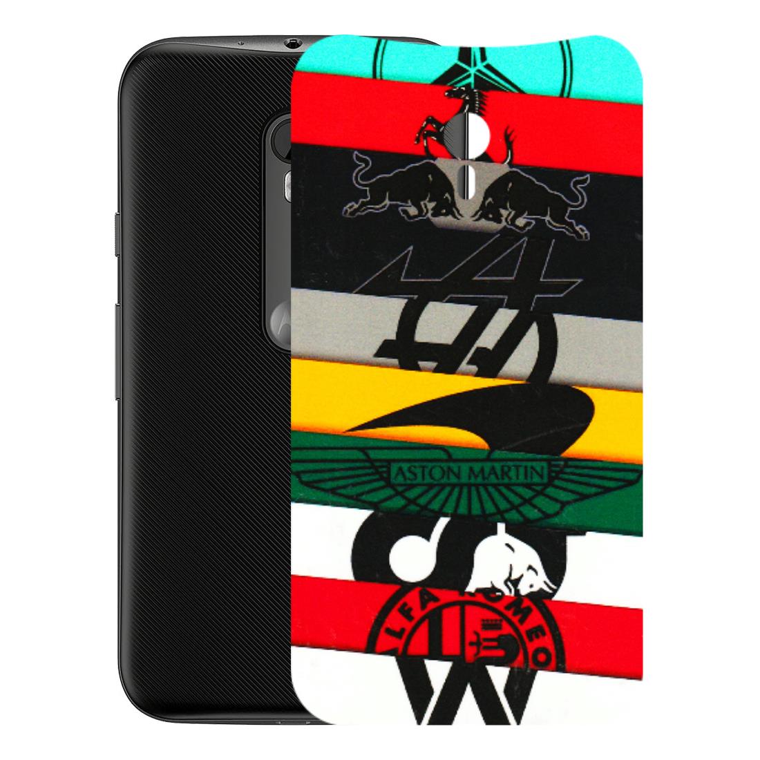 Motorola Phone Skins (All Models) - Multi Designer Brands - 3D Embossed Finish (L-187) Motorola Moto G3